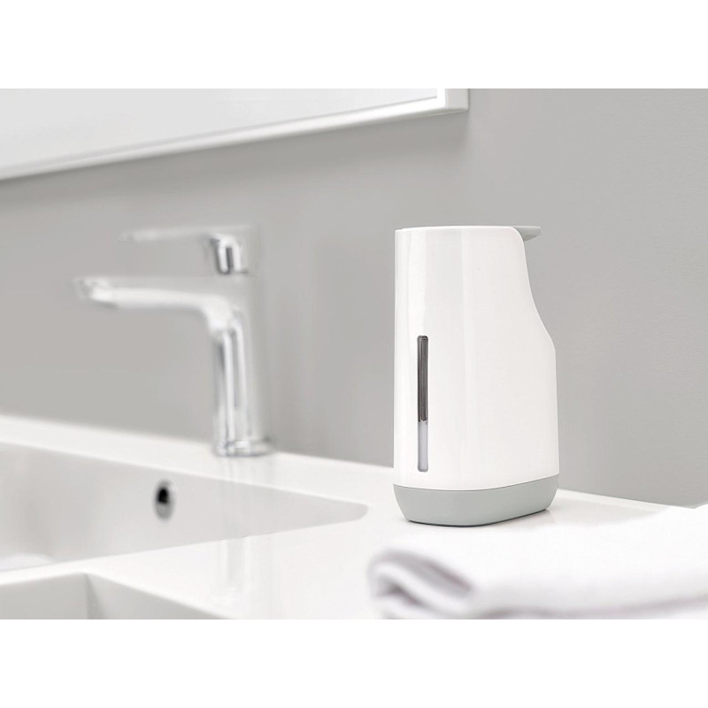 Диспенсер пластиковий для рідкого мила Joseph Joseph BATHROOM, 5,7x8,6x14,3 см, сірий (70512)