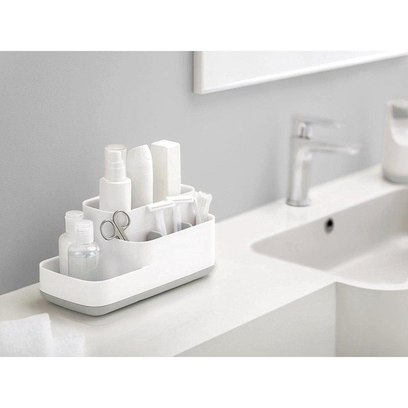 Органайзер пластиковий для ванної Joseph Joseph BATHROOM, 24,9 х11, 9х11, 6 см, сірий (70513)