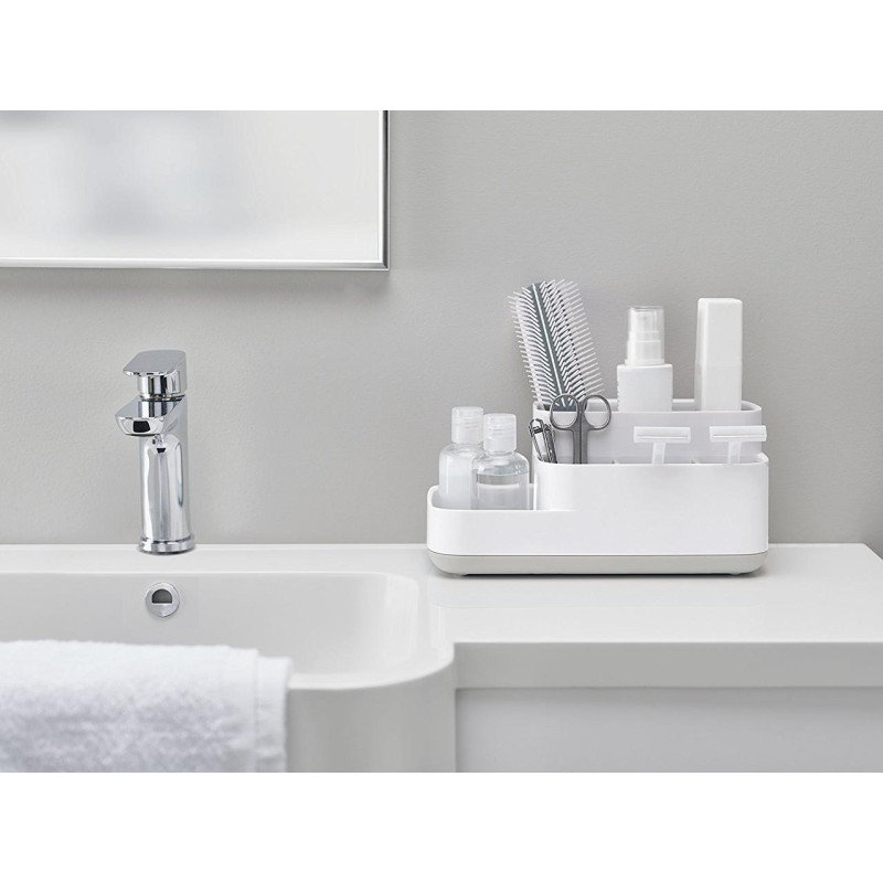 Органайзер пластиковий для ванної Joseph Joseph BATHROOM, 24,9 х11, 9х11, 6 см, сірий (70513)