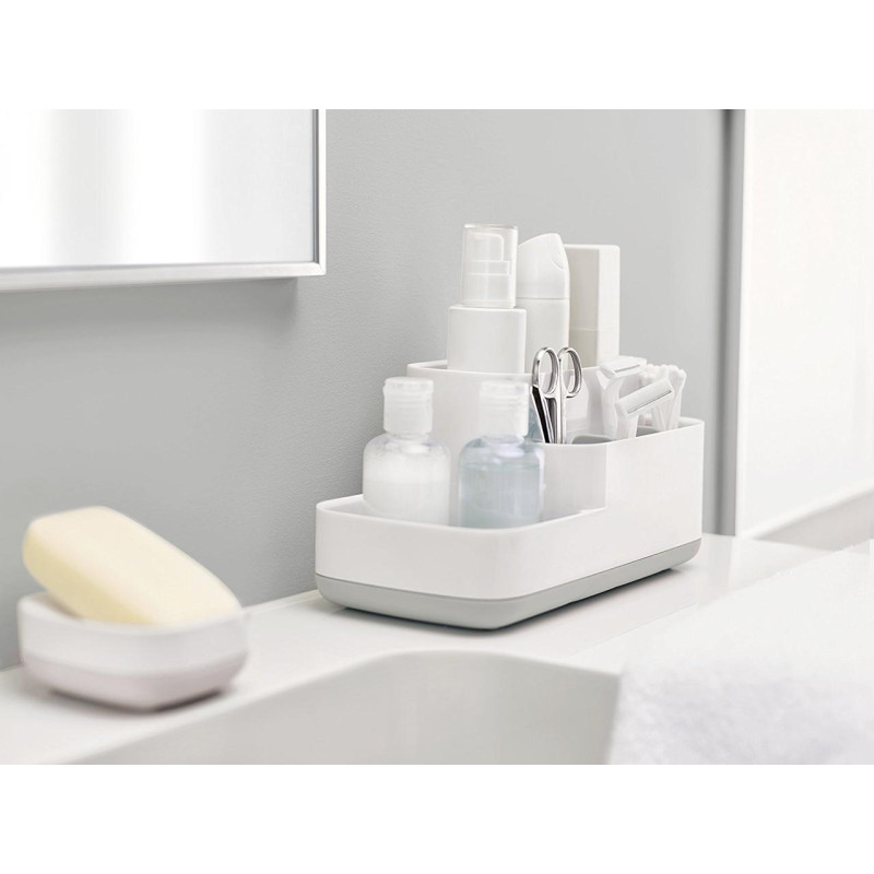 Органайзер пластиковий для ванної Joseph Joseph BATHROOM, 24,9 х11, 9х11, 6 см, сірий (70513)