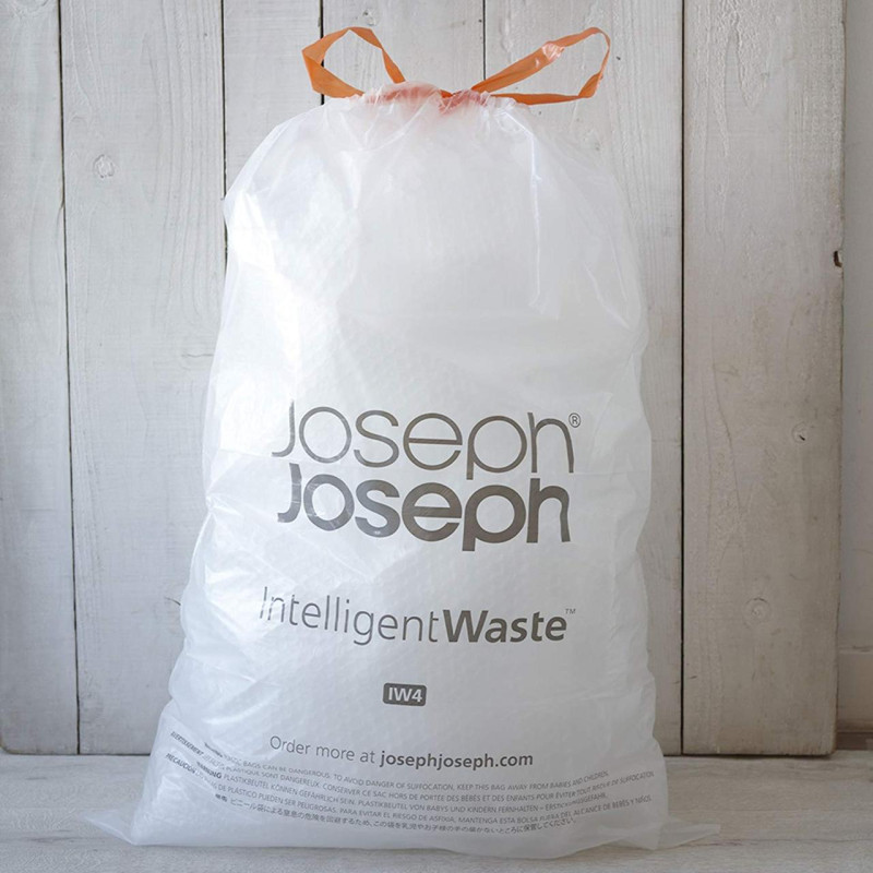 Органайзер для сміття Joseph Joseph INTELLEGENT TITAN WASTE, 38x33x66 см, об'єм 30 л, сріблястий (30030)