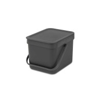 Відро для сміття Sort&Go Brabantia, 6 л, сірий (109720)