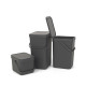 Відро для сміття Sort&Go Brabantia, 6 л, сірий (109720)