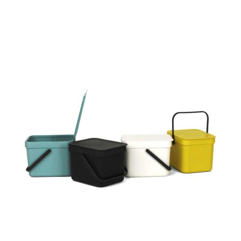 Відро для сміття Sort&Go Brabantia, 6 л, сірий (109720)