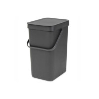Відро для сміття Sort&Go Brabantia, 16 л, сіре (109966)