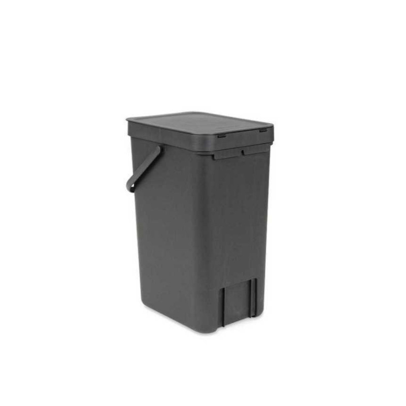 Відро для сміття Sort&Go Brabantia, 16 л, сіре (109966)
