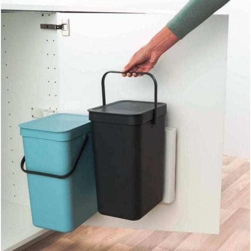 Відро для сміття Sort&Go Brabantia, 16 л, сіре (109966)