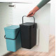Відро для сміття Sort&Go Brabantia, 16 л, сіре (109966)