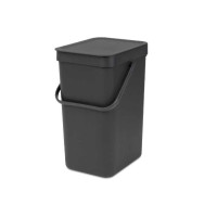 Відро для сміття Sort&Go Brabantia, 12 л, сіре (109805)