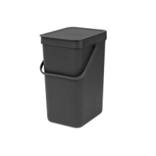 Відро для сміття Sort&Go Brabantia, 12 л, сіре (109805)