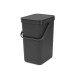 Відро для сміття Sort&Go Brabantia, 12 л, сіре (109805)