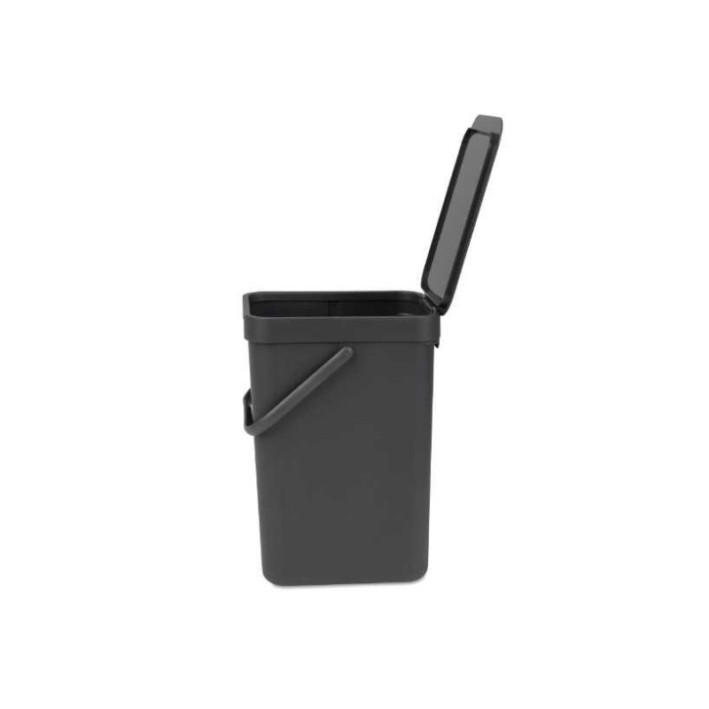 Відро для сміття Sort&Go Brabantia, 12 л, сіре (109805)