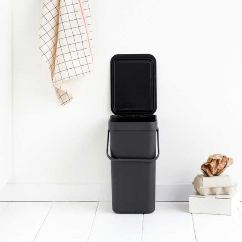 Відро для сміття Sort&Go Brabantia, 12 л, сіре (109805)