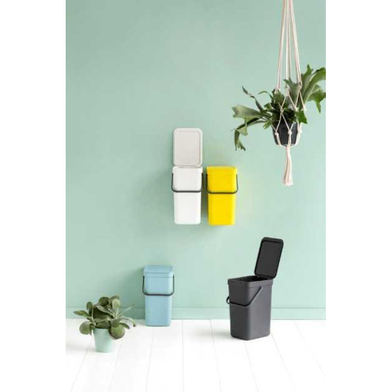 Відро для сміття Sort&Go Brabantia, 12 л, сіре (109805)