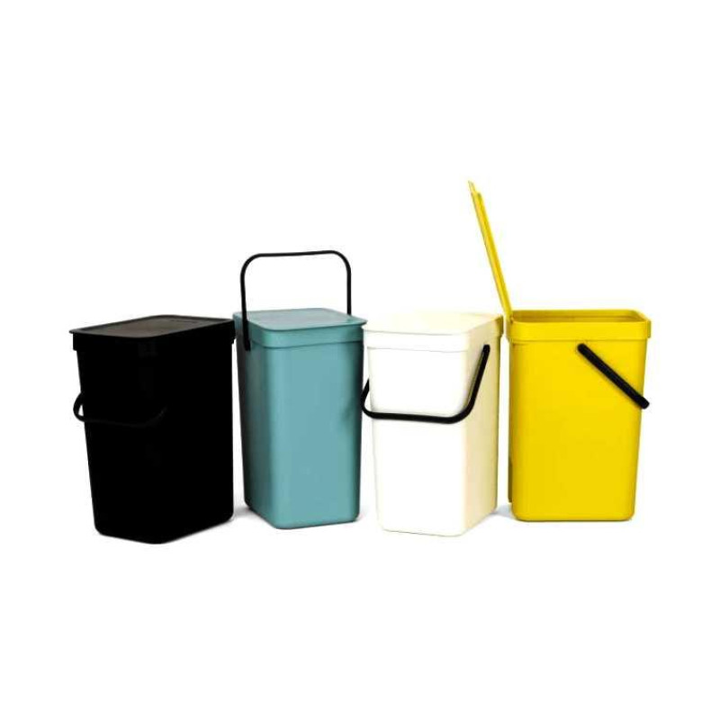 Відро для сміття Sort&Go Brabantia, 12 л, сіре (109805)