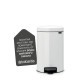 Бак для сміття Pedal Bin Brabantia newIcon, об'єм 12 л, білий (111969)