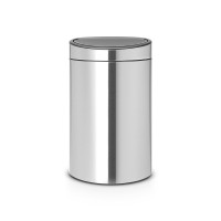 Бак для мусора Touch Bin Brabantia, 40 л, серебристо-серый (114809)