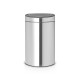 Бак для сміття Touch Bin Brabantia, 40 л, сріблясто-сірий (114809)
