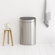 Бак для сміття Touch Bin Brabantia, 40 л, сріблясто-сірий (114809)