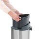 Бак для сміття Touch Bin Brabantia, 40 л, сріблясто-сірий (114809)