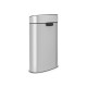 Бак для сміття Touch Bin Brabantia, 40 л, сріблясто-сірий (114809)
