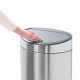 Бак для сміття Touch Bin Brabantia, 40 л, сріблясто-сірий (114809)