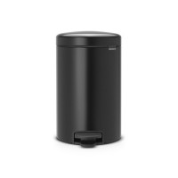 Бак для мусора Brabantia newIcon, объем 12 л, 40х24х32,5 см, черный (113741)