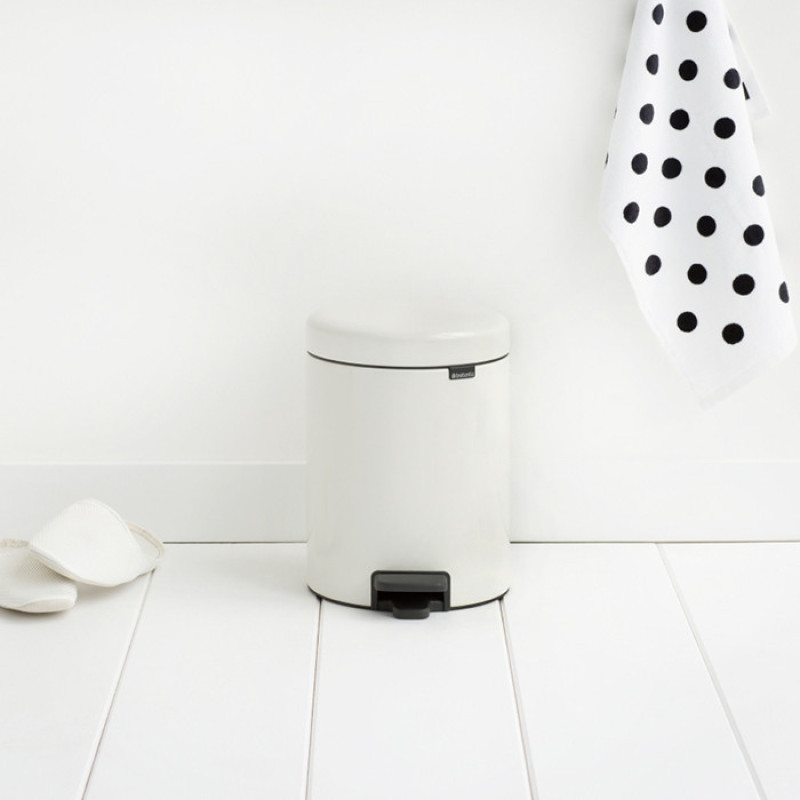 Бак для сміття Pedal Bin Brabantia newIcon, об'єм 5 л, білий (112065)