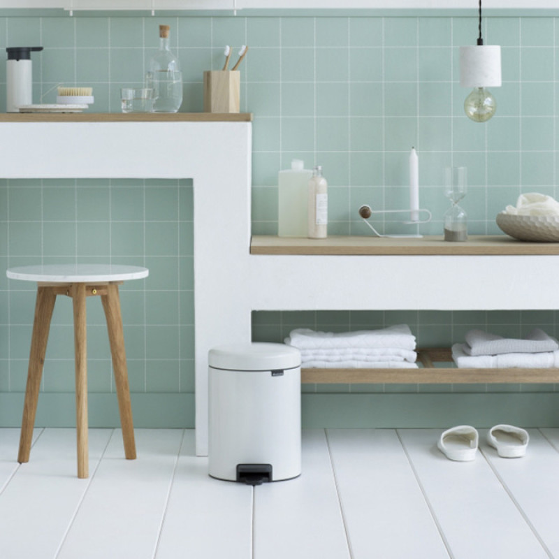 Бак для сміття Pedal Bin Brabantia newIcon, об'єм 5 л, білий (112065)