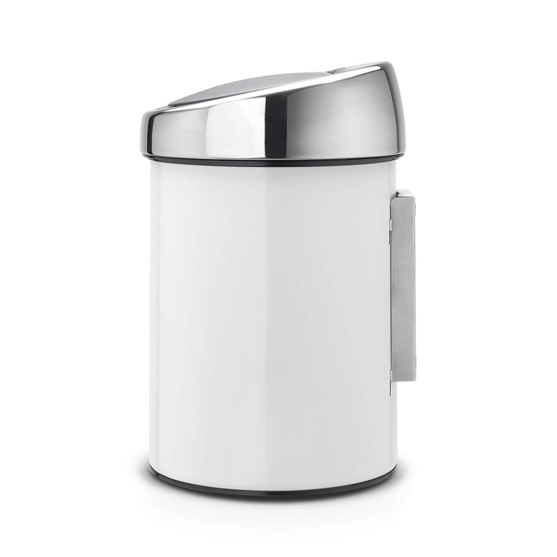 Бак для мусора Brabantia Touch Bin, об'єм 3 л, 28х18,4 см, білий (364488)