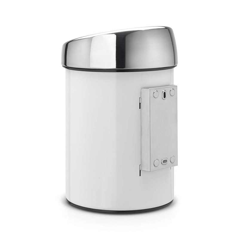 Бак для мусора Brabantia Touch Bin, об'єм 3 л, 28х18,4 см, білий (364488)