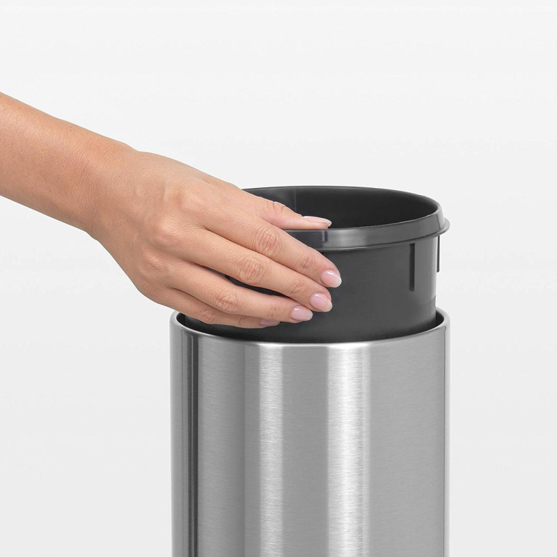 Бак для мусора Brabantia Touch Bin, об'єм 3 л, 28х18,4 см, білий (364488)