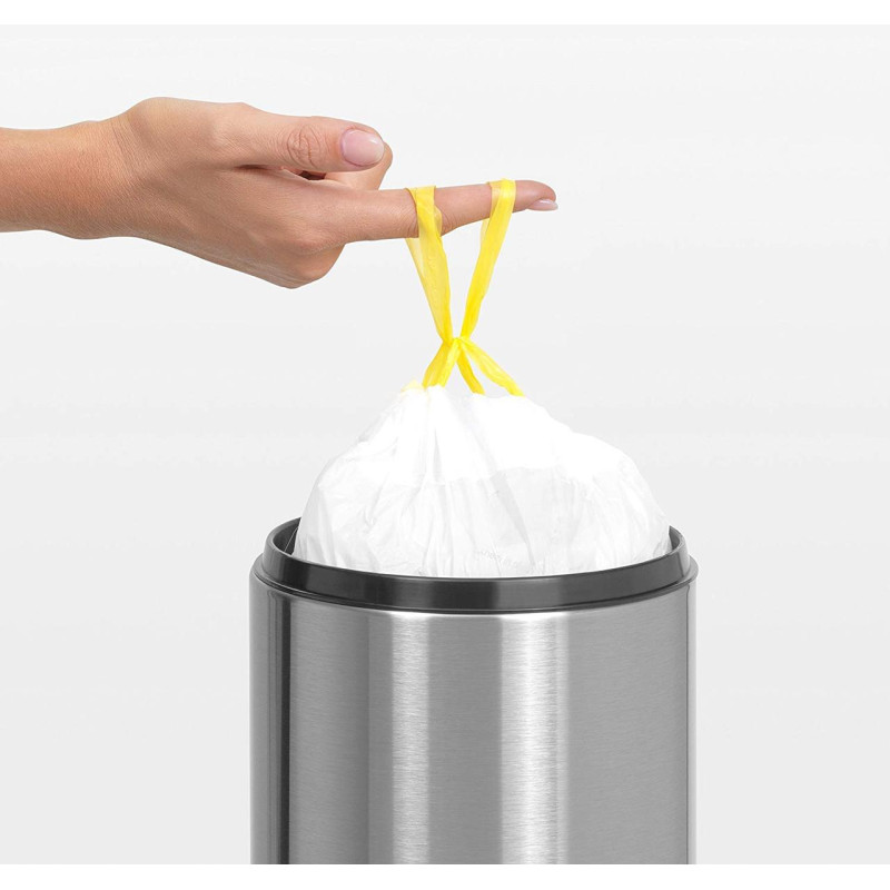 Бак для мусора Brabantia Touch Bin, об'єм 3 л, 28х18,4 см, білий (364488)