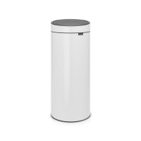 Бак для мусора Brabantia Touch Bin, объем 30 л, белый (115141)