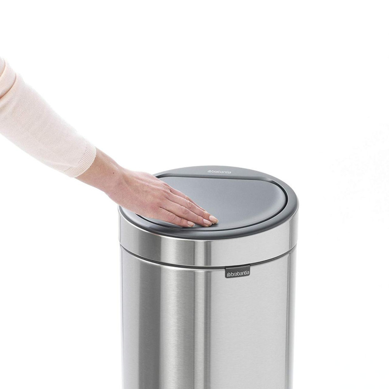 Бак для сміття Brabantia Touch Bin, об'єм 30 л, білий (115141)