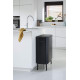 Бак для сміття з 2 відрами (об'єм 2х30 л) Brabantia Bo Touch Bin Hi, чорний (130625)