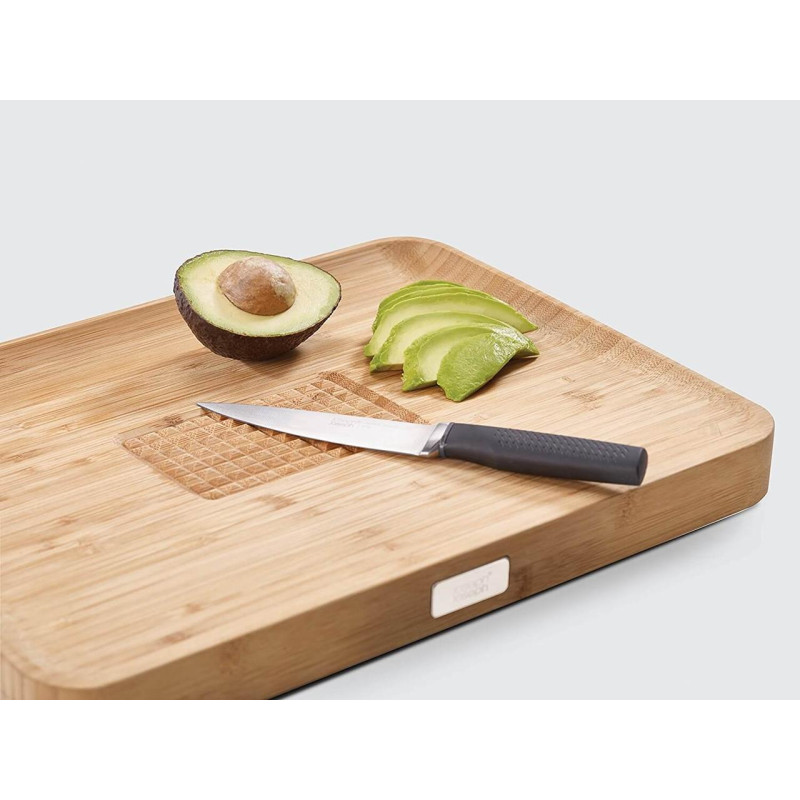 Дошка обробна багатофункціональна Joseph Joseph CHOPPING BOARDS, 40х30 см, бежевий (60142)