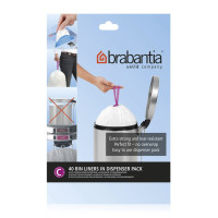 Набір пакетів для сміття в диспенсері Brabantia C (10/12 л), 40 шт. (137945)