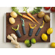 Овощечистка с горизонтальным гладким лезвием Joseph Joseph MULTI-PEEL shaped, 13х1,5х9см, зеленый (10107)
