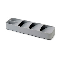 Органайзер для столових приладів пластиковий Joseph Joseph COUNTERSTORE, 11x39,5x5,7 см, сірий (85119)