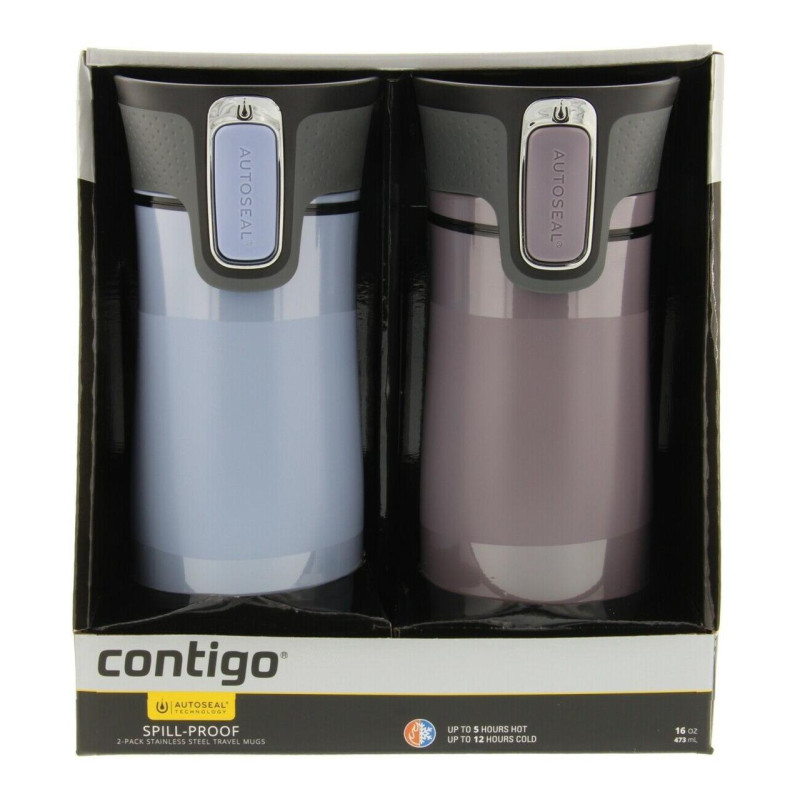 Термостакан Contigo WEST LOOP Dark Plum, объем 0,47 л, светло-сливовый (2104579)