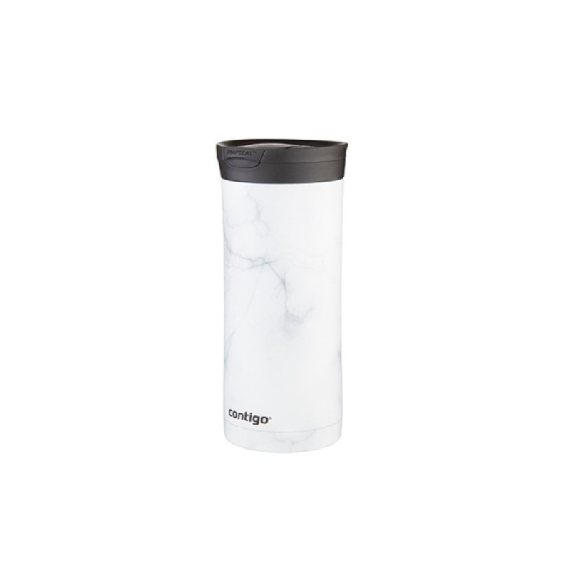 Термостакан Contigo PINNACLE COUTURE, объем 0,42 л, белый с черным (2104543)