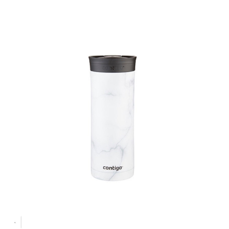 Термостакан Contigo PINNACLE COUTURE, объем 0,42 л, белый с черным (2104543)