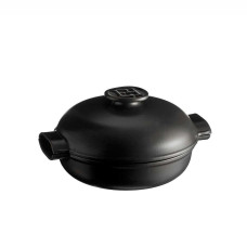Жарівня з кришкою керамічна індукційна Emile Henry DELIGHT, об'єм 2,5 л, чорний (776625)