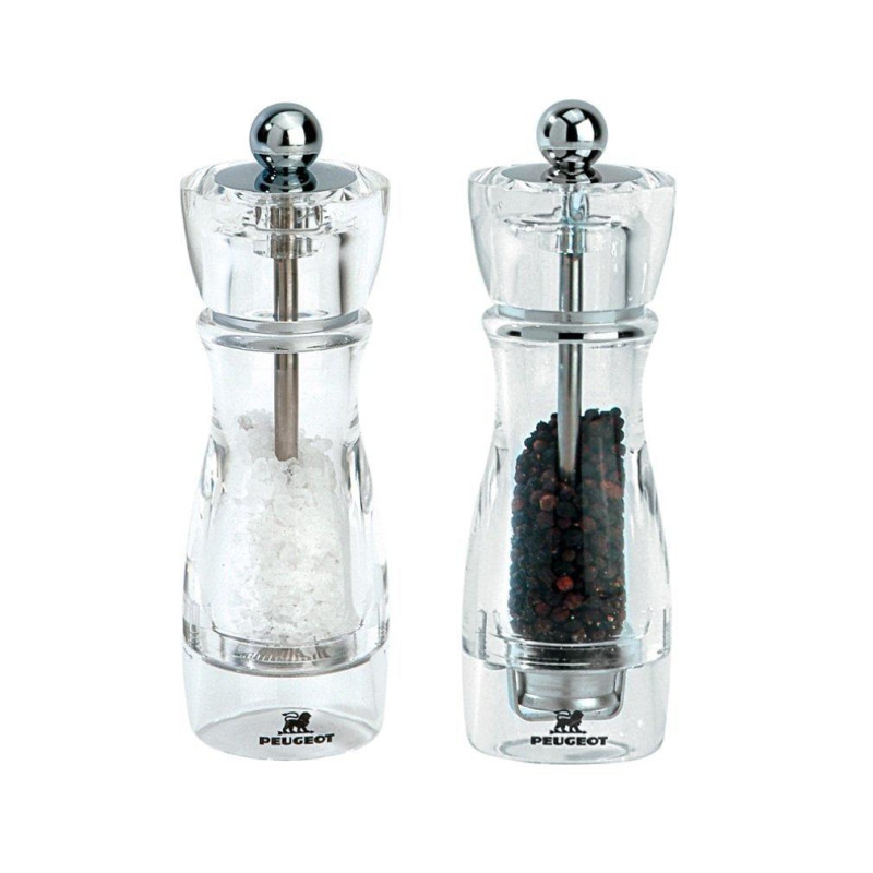 Млин для перцю Peugeot VITTEL, висота 16 см, прозорий (18221)