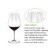 Hабір келихів для червоного вина CABERNET Riedel Performance, об'єм 0,834 л, прозорий, 2 штуки (6884/0)