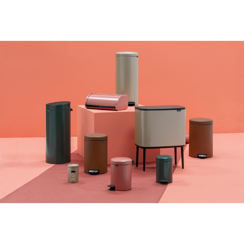 Бак для сміття Pedal Bin NewIcon Brabantia, об'єм 30 л, бежевий шампань (304484)
