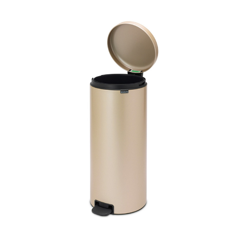 Бак для сміття Pedal Bin NewIcon Brabantia, об'єм 30 л, бежевий шампань (304484)