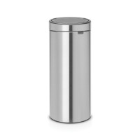 Бак для сміття Touch Bin Brabantia, об'єм 30 л, сталевий матовий (115462)