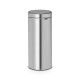 Бак для сміття Touch Bin Brabantia, об'єм 30 л, сталевий матовий (115462)